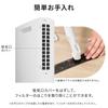 Iris Ohyama a 1200W ceramic fan heater with high oscillating room temperature 3 temperature shutdown quick compact and White ACH-LTSW12A-W, airflow,