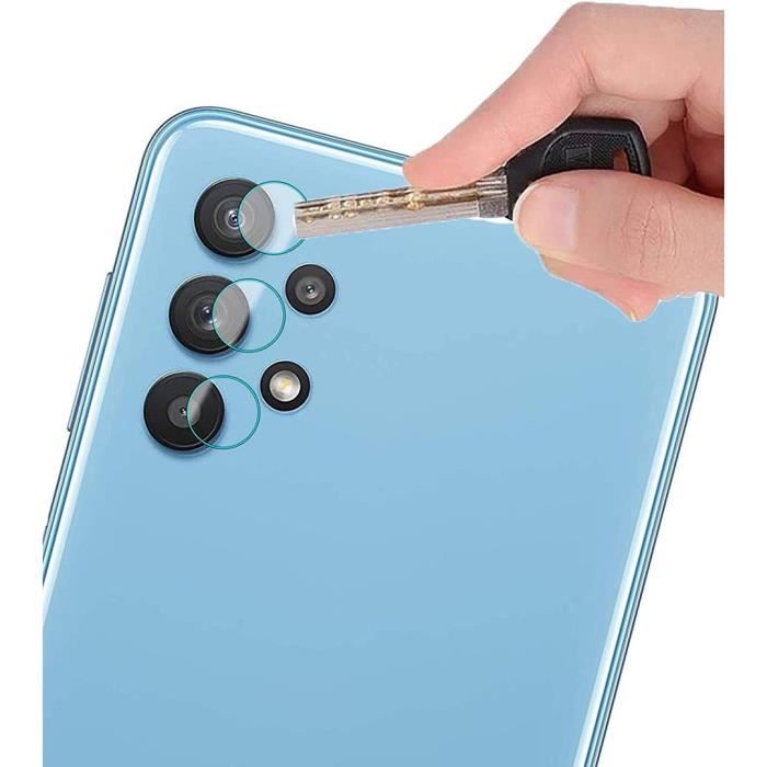 Lot de 2 Verres Trempés - BOOLING - pour Samsung Galaxy A32 5G - 9H - Protection Écran et Caméra - Transparent