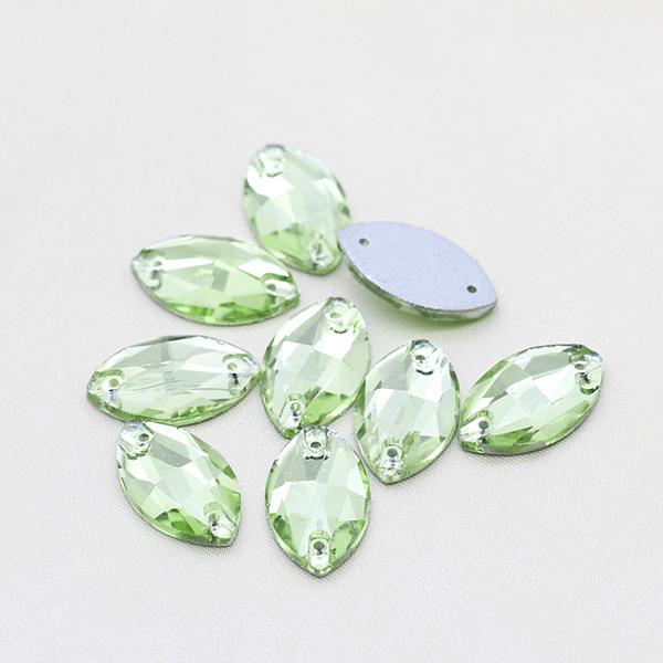 Premium Flat-Bottomed Double-Hole Glass Sewing Drill and Rhinestone Stickers for DIY Clothing, Shoes, Hats, and Bags.