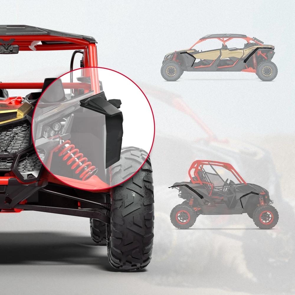 8.9" Wider Super Extended Fender Flares For Can-am Maverick X3 Max R RR 4x4 XMR XDS XRC XRS DS Turbo 900 Maverick 1000 2017-2025