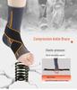 Ankle Brace Straps: Anti-Sprain Velcro Compression Knit Protector for Unisex Sports - Running & Basketball Warmth
