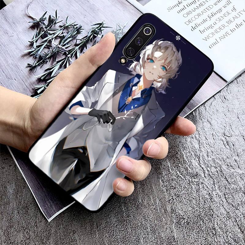 Genshin Impact Albedo Telefonkasten für Xiaomi max3 mi 9 se mi8 F1 9SE 10 lite F1 Zurück Coque