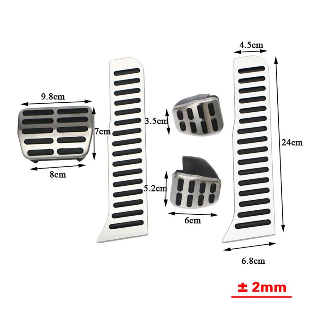 Auto Pedale Fußstütze Dead Bremspedal Abdeckung für VW Passat B6 B7 CC New Beetle 14 Alltrack Sharan 7N Skoda Superb II