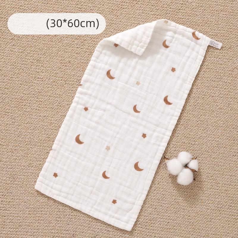 Baby Cotton Muslin Towel Bib Newborn Ultra-Soft Cotton Square Towel Baby-Specific Face Wash Towel Gauze Towel for Children