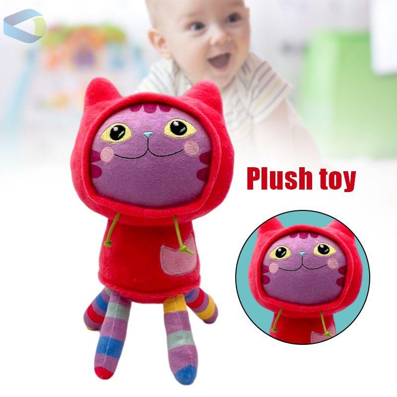 25-30cm Mermaid Gabby Cats Stuffed Toys Cartoon Plush Toy Doll Cute Cat Baby Sleep Soothing Birthday Xmas Gift For
