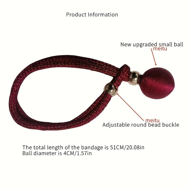 [Adjuster Included] Window Curtain Tie Set of 2 | Curtain Back Strap, Curtain Pull Back, Curtain Hook, Curtain Tie | Multi-Color