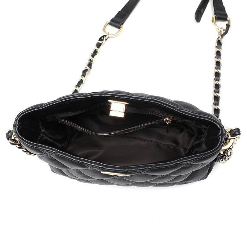 Damen-Taschen Herbst und Winter Neu Leder Umhängetaschen Ketten-Taschen Vielseitige Achseltaschen Schulter Kleine Taschen Gepäck