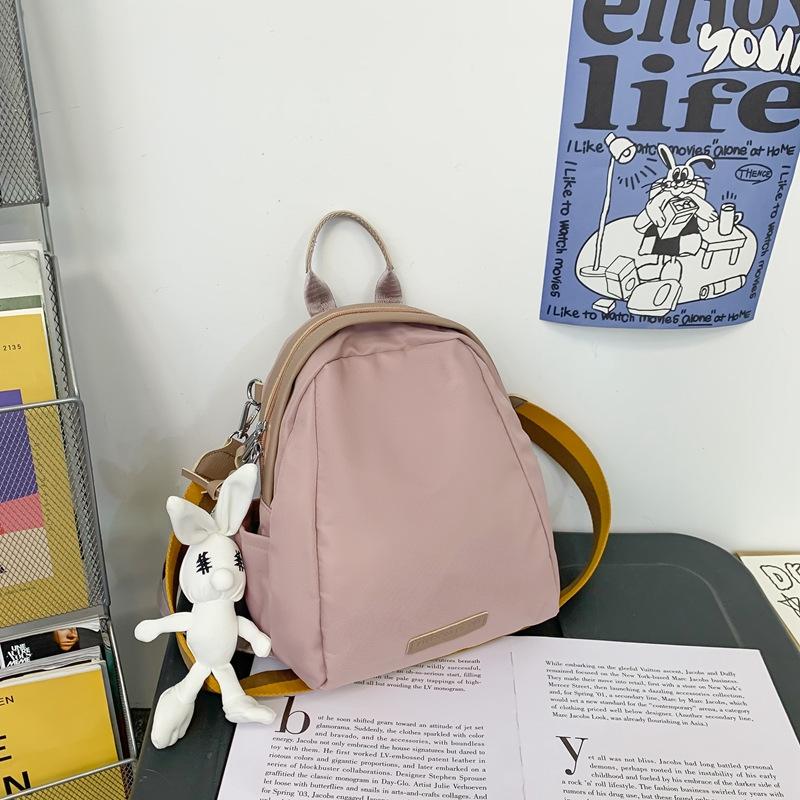 Schoolbag small schoolbag female commuter mommy bag double shoulder sports bag college student class backpack fashion crossbody shoulder bag tide