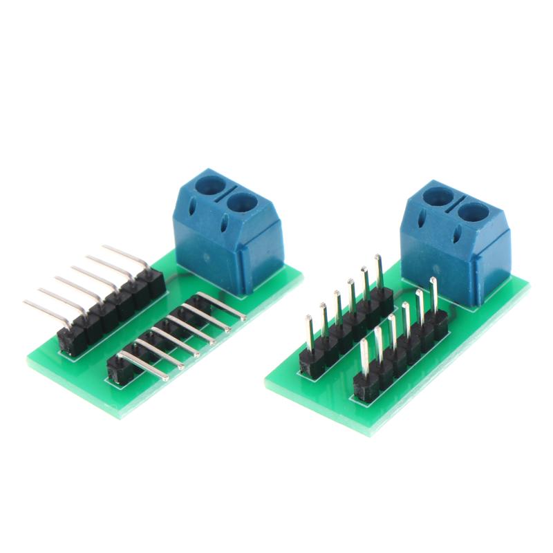 2/4Pcs 2.54Mm Cable Adapter 2P Terminal To 12P Pin Module Straight / Curved Needle Connector Male To Female