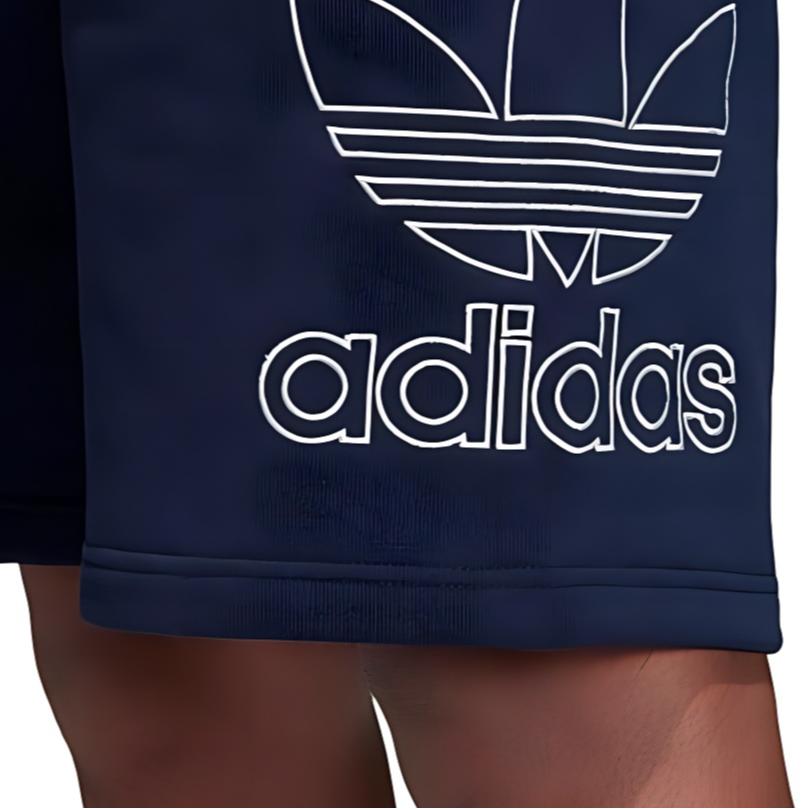 Adidas Originals Letter Comfortable Fashion Casual Sports Shorts Men Shorts Navy-Blue DH5763