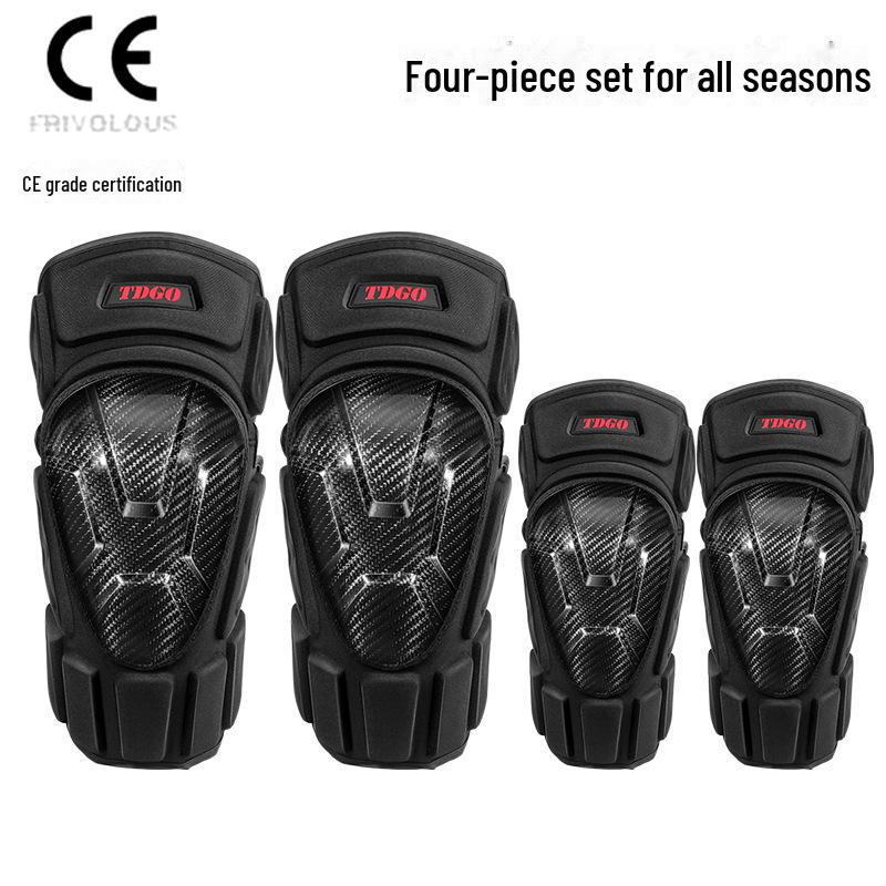 Winddichte Motorrad-Knie- und Armschützer: Winterreitschutz, Anti-Fall Knight Sports Gear