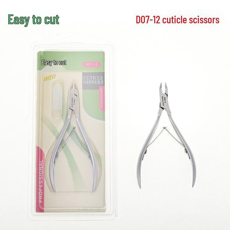 Easycut D07-12 Stainless Steel Cuticle Pliers – Sharp Manicure Tool