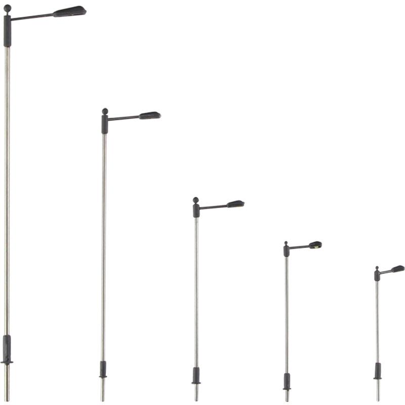 Luminous Single-Arm Street Lamp Model - Straight Head, Multiple D-Type Models