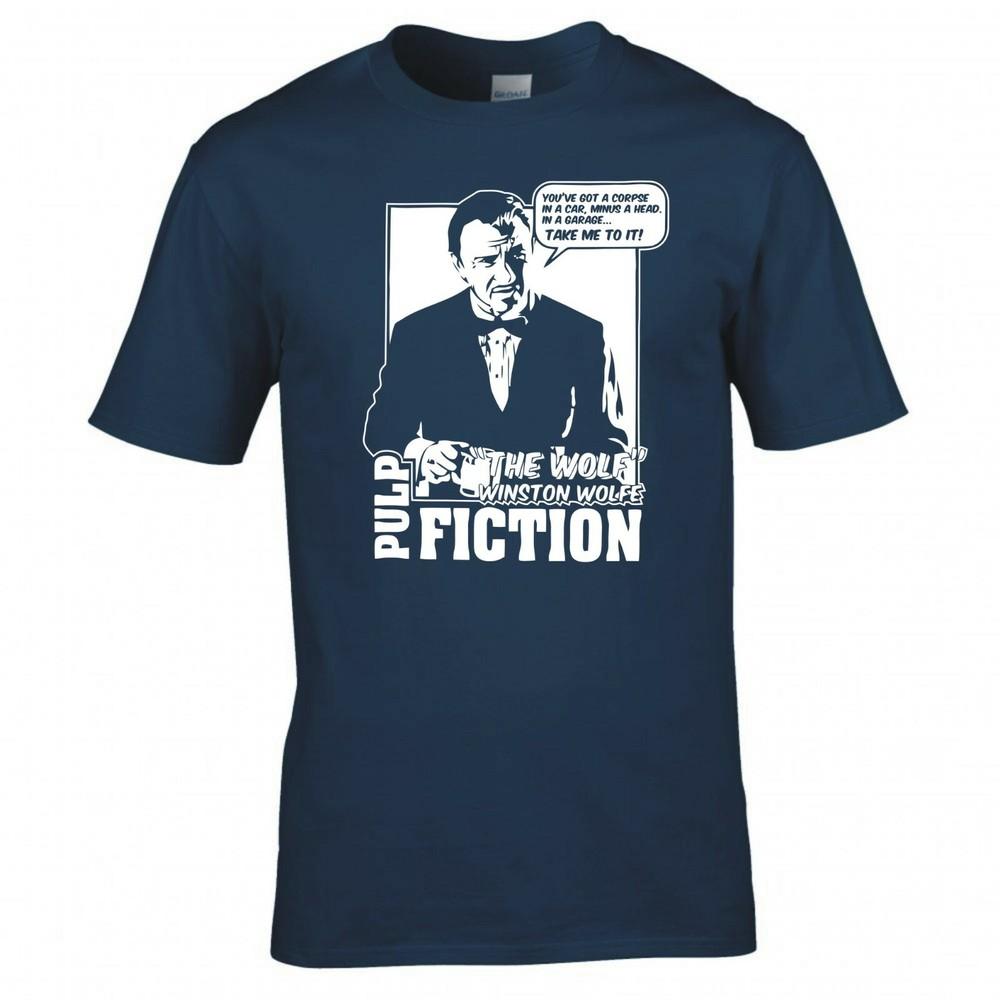 Inspiriert von Pulp Fiction Winston Wolfe Der Wolf T-Shirt