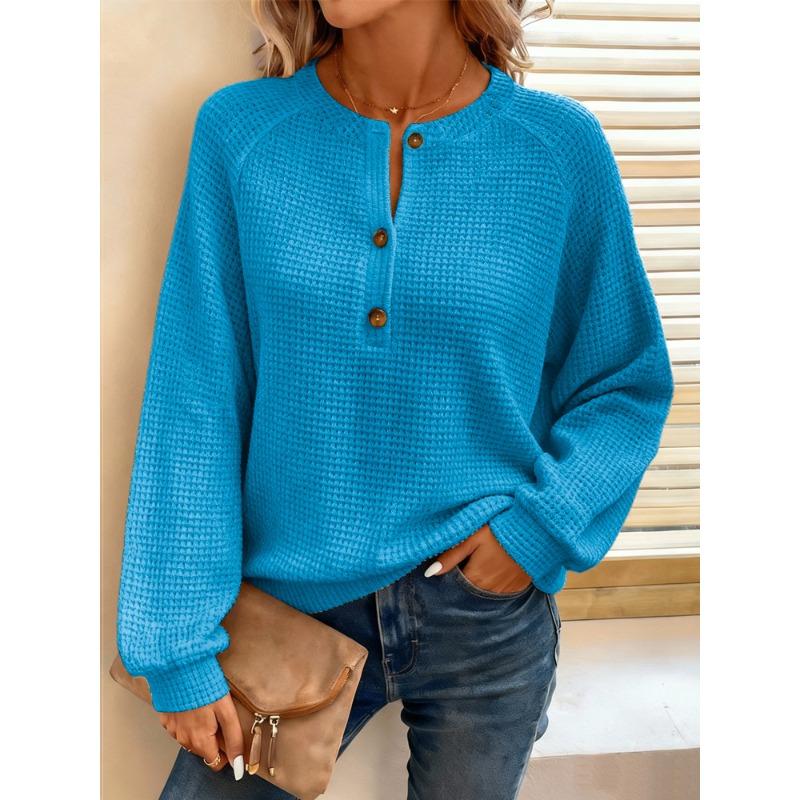 MGHR Women's Fashion Casual V-Neck Long Sleeve Blouses & Shirts