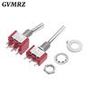 2 Stück Flacher Griff 6mm Panelmontage Mini Kippschalter 3/6 Pins 2/3 Positionen EIN AUS EIN Verriegelnd Momentan RC Modell Fernbedienung