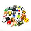 25Pcs Cartoon Ball Series PVC Shoe Charms Decoration