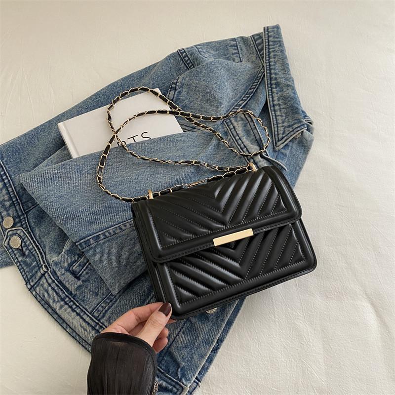 Chic Casual One Shoulder Bag For Women Fashionable Korean Inspired Summer Small Square Purse