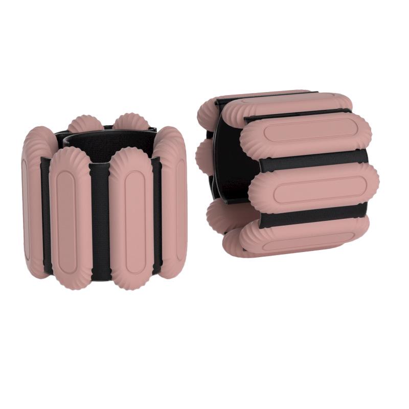 Adjustable Yoga Wrist & Ankle Weights with Quick-Release Silicone Bands & Leg Wraps
