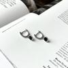 Silver Earrings with Enamel (2137160)