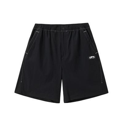 Casual Loose Fit Mid Waist Zipper Shorts Men Shorts 172628503-2