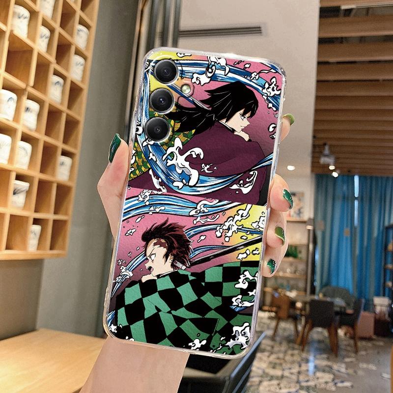 Cool Anime Soft Clear Silicone Case For Xiaomi Redmi Note 13 14T 15 Samsung A55 A35 S24 FE S25 iPhone Huawei Honor Camera Protective Shockproof Cover