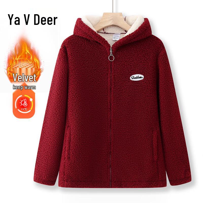 

Женское зимнее пальто Yalu с капюшоном и плюшевой подкладкой XL