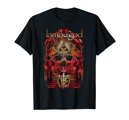 Lamb of God Stained Glass Yellow T-shirt
