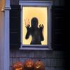 Female Ghost Bloody Handprint DIY Halloween Decoration Horror Sticker Wall Sticker Window Clings