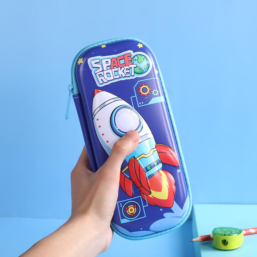 3D Cartoon Pencil Case - Cute, Large Capacity Stationery Bag for Kids, Boys & Girls