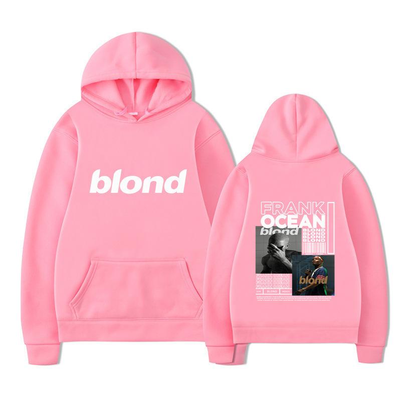 New blond Amazon autumn and winter new fleece urban casual hooded sweater