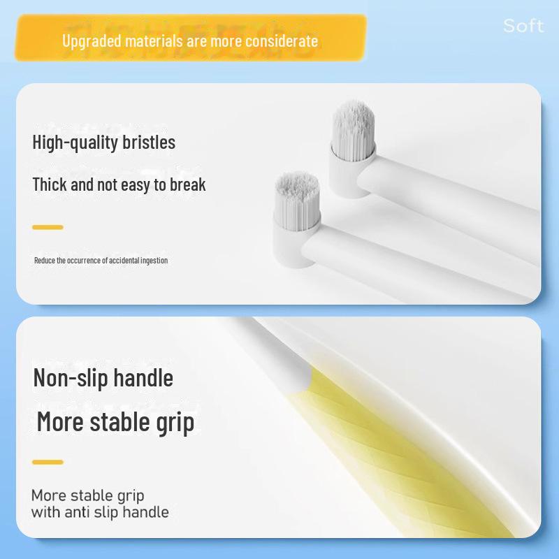Cat & Dog Orthodontic Toothbrush & Edible Toothpaste Set - Pet Teeth Cleaning & Deodorizing Solution