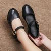 Fashion AIYUQI Women's Mary Jane Shoes 2025 Autumn New Genuine Leather Women's Shoes Large Size Non-Slip Mom Shoes