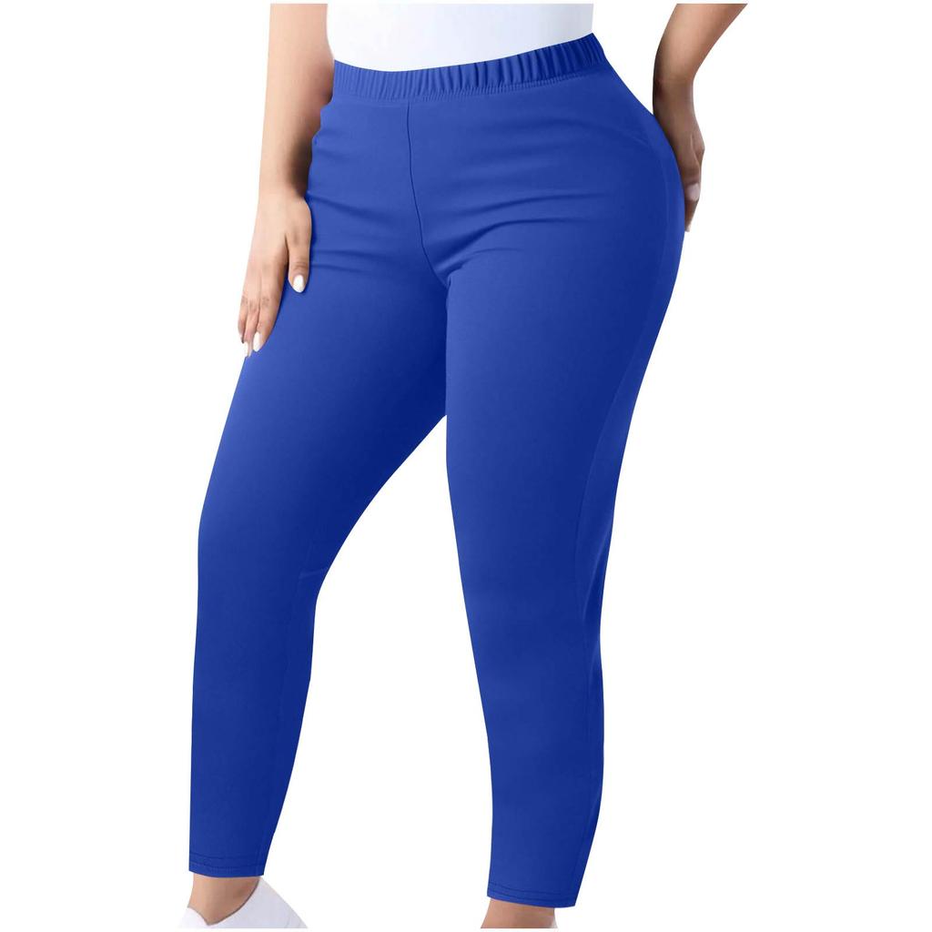 Women's High-waisted Slimming Leggings Plus Size Elastic-waisted Legs Long Pants