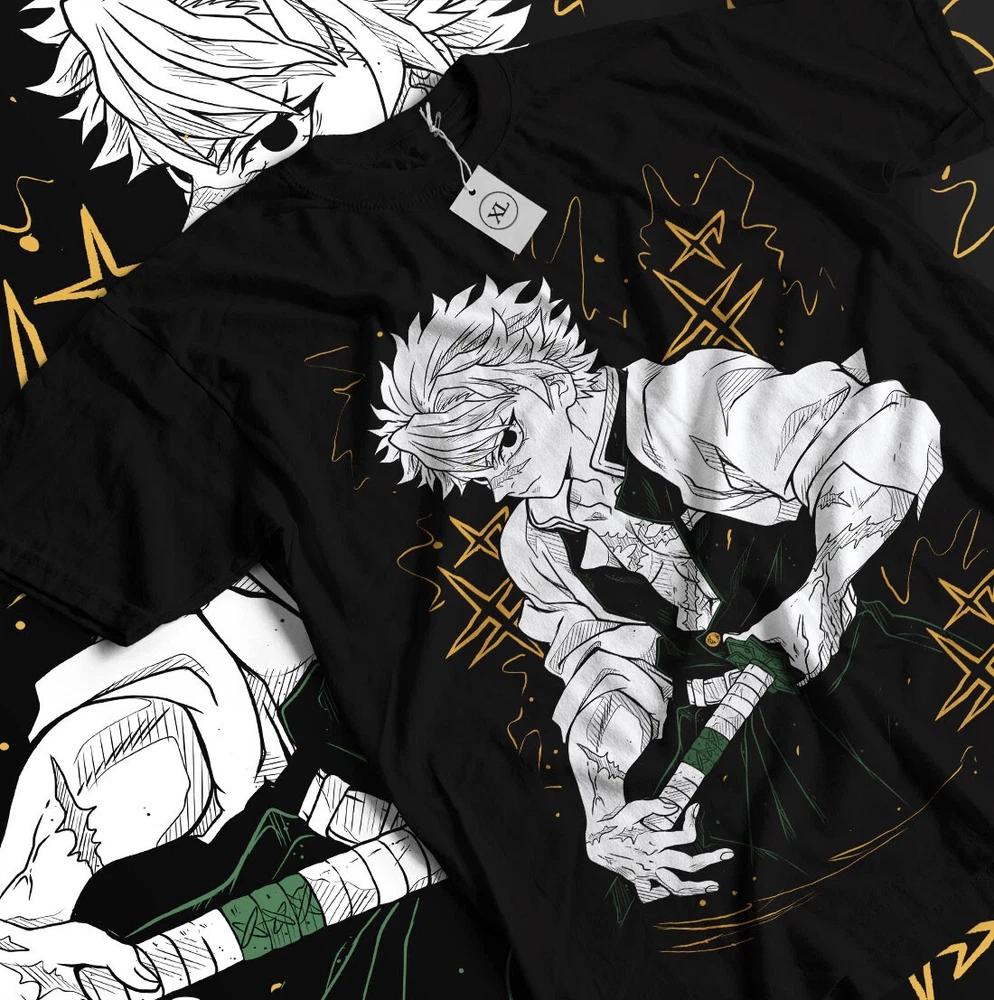 Sanemi Shinazugawa Tshirt Demon Slayer Anime Gift Shirt S