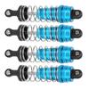 4Pcs RC Metal Shock Absorber Damper Set for MN86 MN86S MN86K MN86KS 112 RC CrawlersBlue