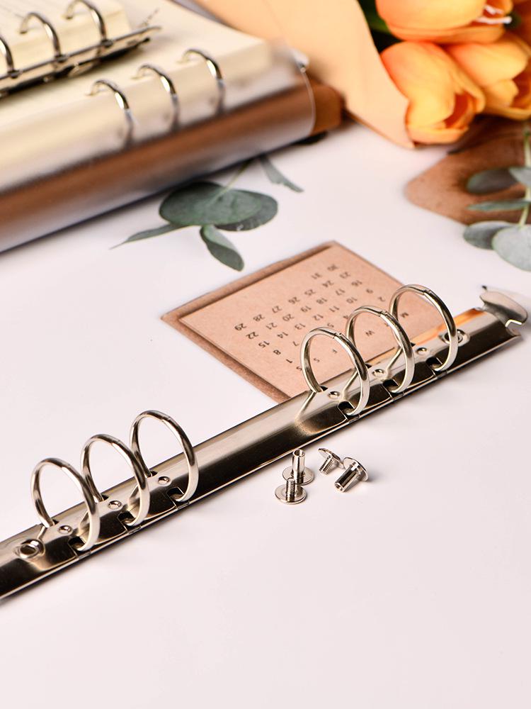 A5 Metal Binder with Removable Rings for Students and Office Use