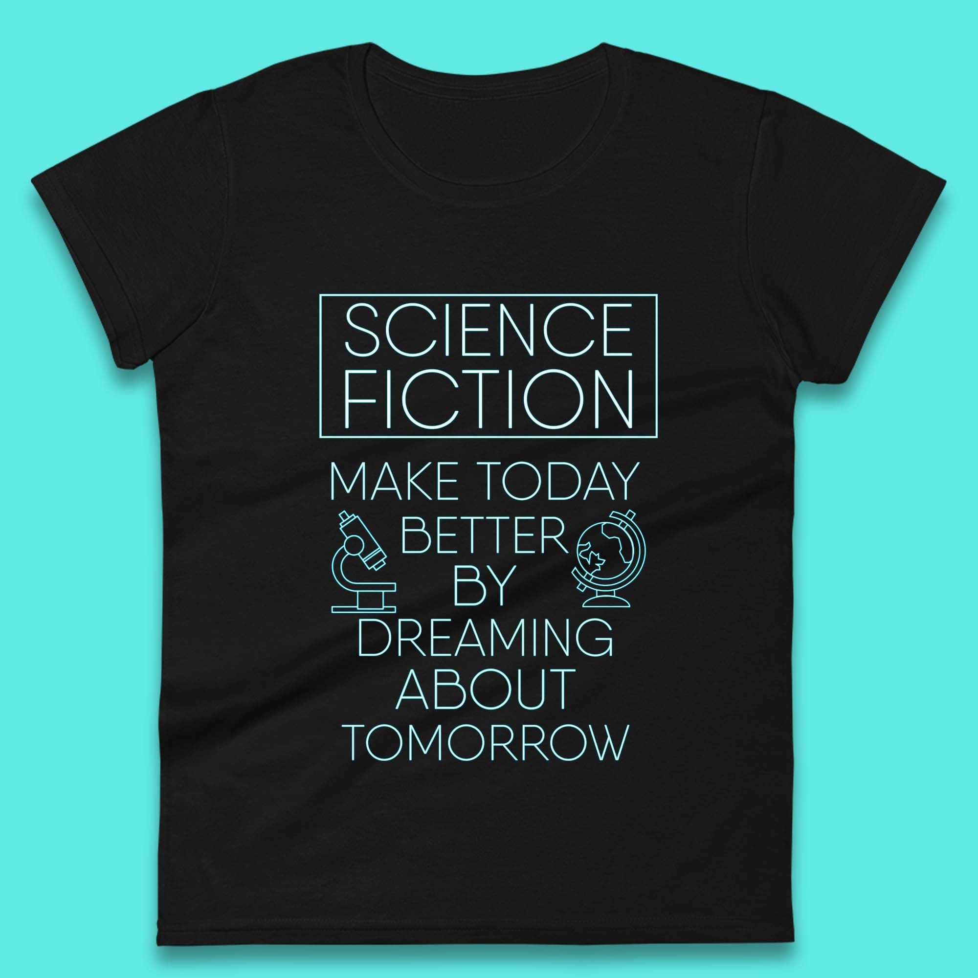 Science Fiction Day Womens T-Shirt Mens Tops Tees Unisex XL