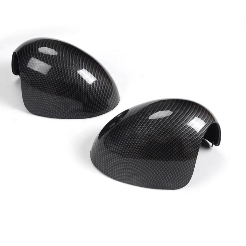 ABS Carbon Texture Rearview Mirror Cover Cap Compatible with For Mini Cooper R55 R56 R57 R58 R60 R61 Exterior Mirror Housing