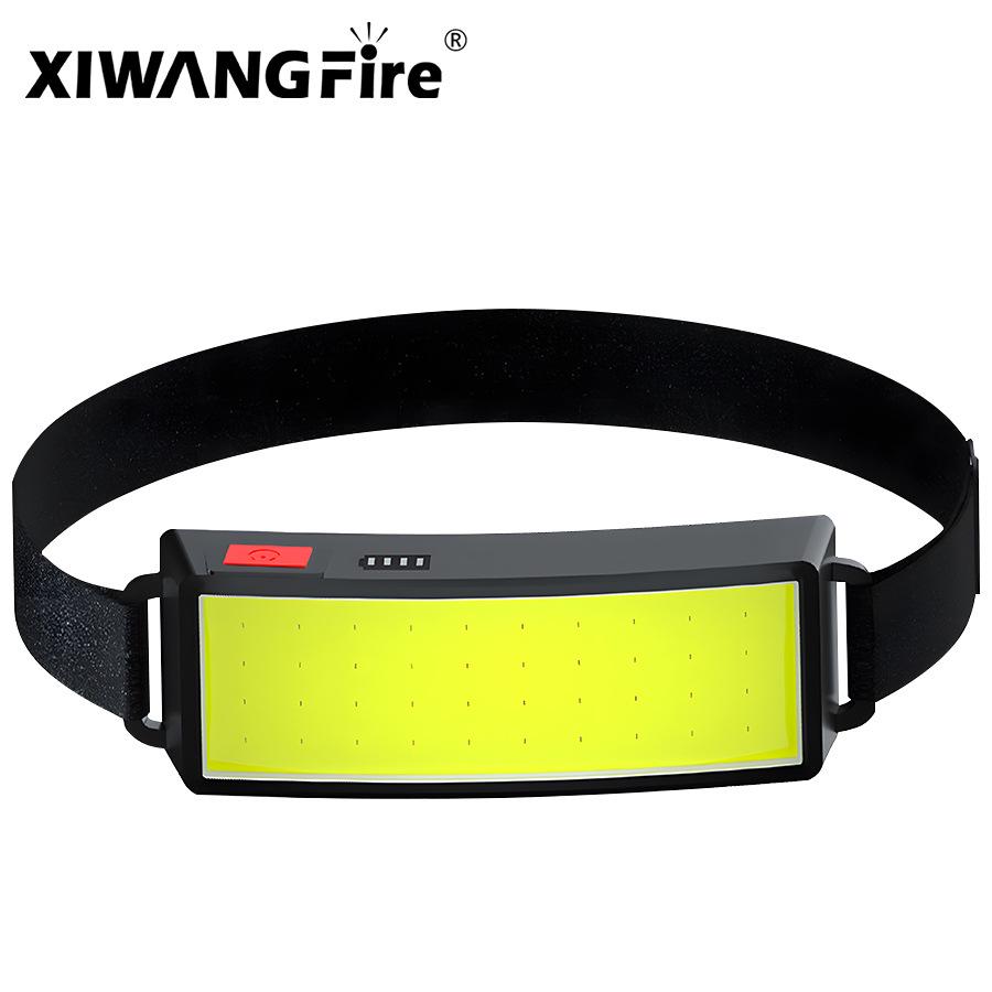 Portable USB Rechargeable LED Headlamp - Lightweight, High-Power, Outdoor Soft Light
