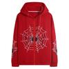 Women's Print Zip Up Hoodie with Zipper Front for Halloween and Fall