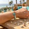 Ocean Sea Turtle Beaded Bracelets Bohemian Turquoise Natural Stone Elastic Friendship Summer Beach Jewelry For Women Men