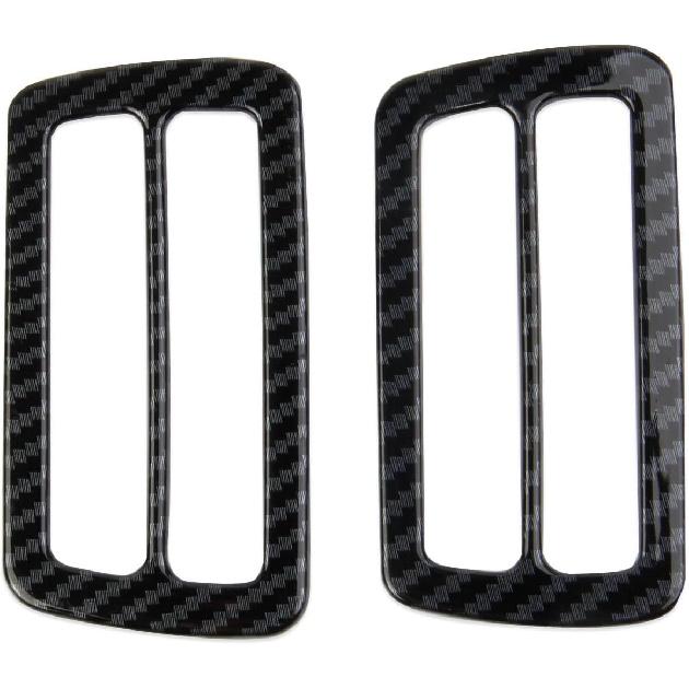 Carbon Fiber Style Center Console Upper Air Outlet AC Vent Cover Trim Accessories for 2025-2026 Toyota 4Runner for 2024-2026 Tacoma