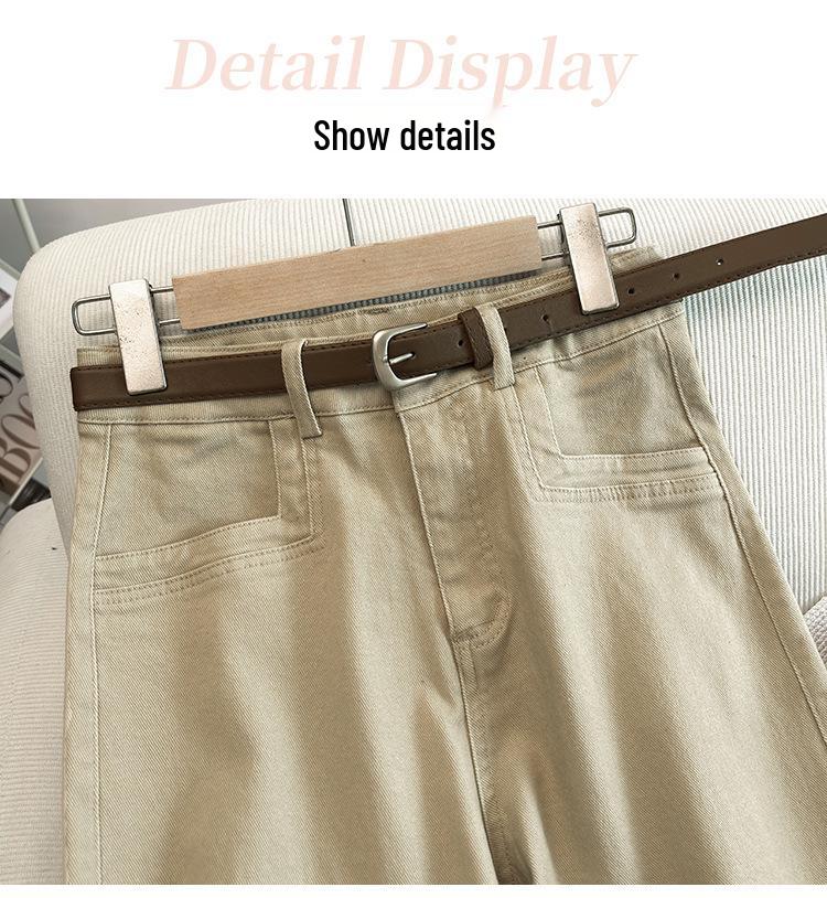 Dámské zeštíhlující stylové kalhoty s vysokým pasem - kolekce jaro/podzim 2025