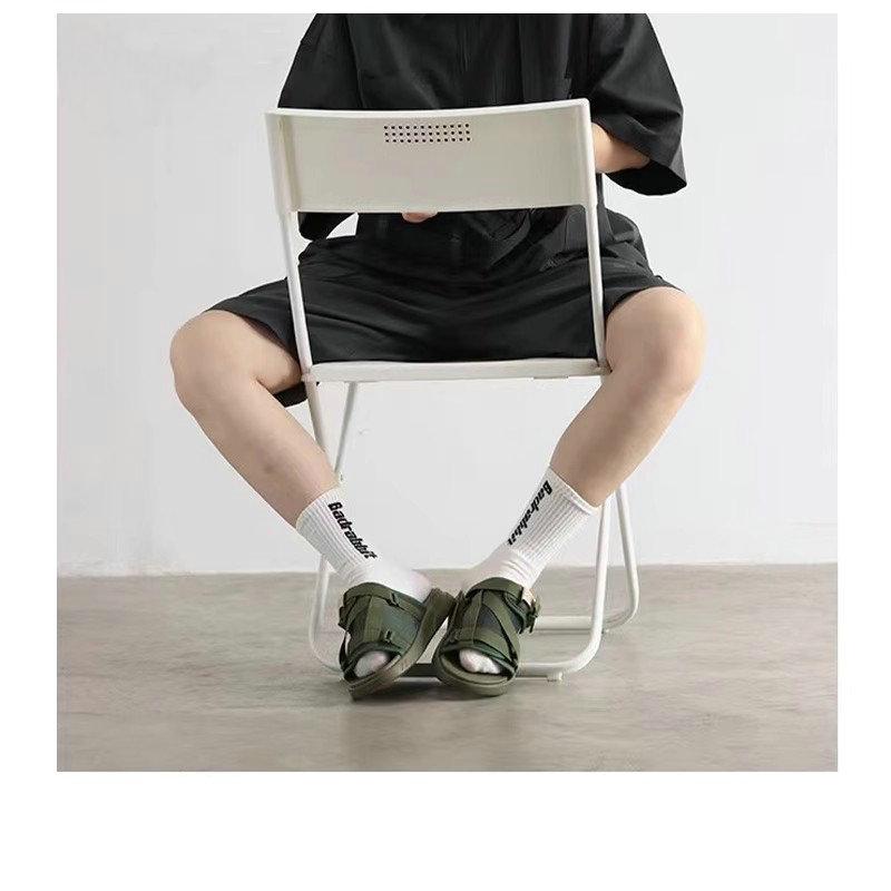 Fashion Men's Canvas Casual Slippers Summer Couple Thick Soled Non Slip Beach Slippers Men's Sandals