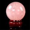 Delicate 4cm Rose Quartzs Crystal Sphere Small Crystal Ball for Bedroom Office Desktop Decors To Promote Tranquilities
