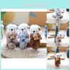 Kawaii Otter-Schlüsselanhänger aus weichem und kuscheligem Plüschtier