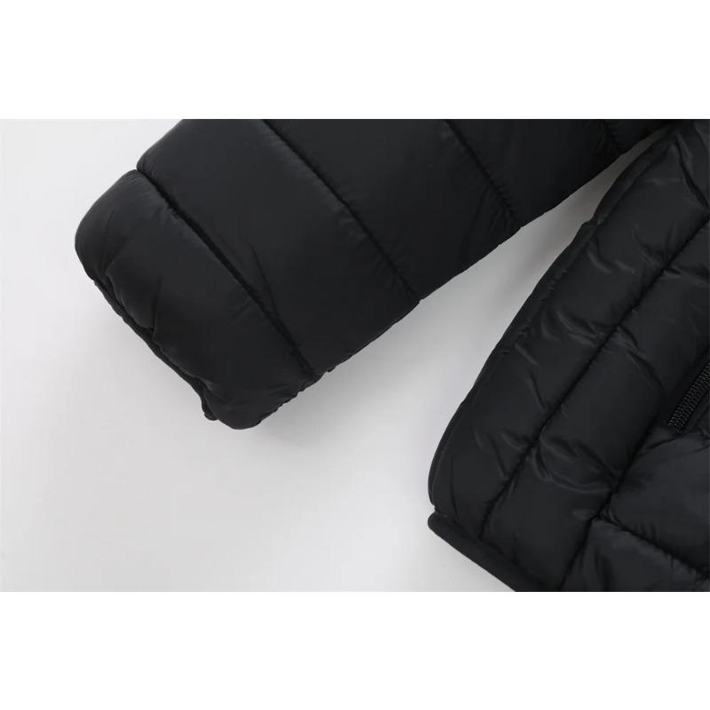New Winter Fleece-Lined Thickened Cotton Coat Business-Casual Windproof Warm Lightweight Fashionable Hooded Jacket Sports Jacket