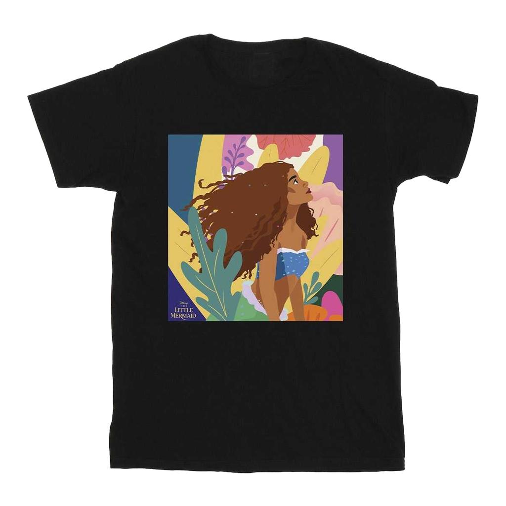 The Little Mermaid Girls Colourful Cotton T-Shirt