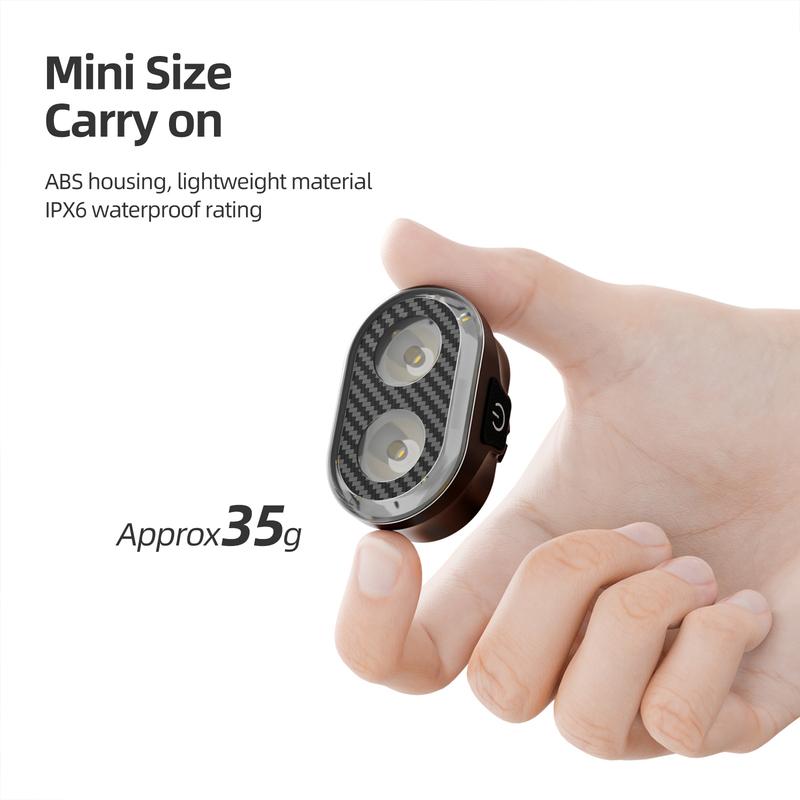 CYCLAMI Smart Bicycle Front Light Bike Headlight Waterproof Type-C Charging MTB Road Cycling Lamp Bike Accessories
